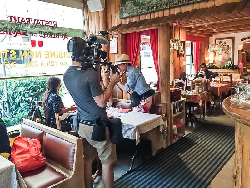 Tournage télévision québecoise