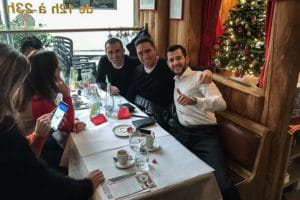 Pauleta et Rui Jorge à l'Auberge de Savièse